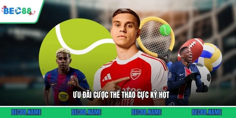 Ưu đãi cược thể thao cực kỳ HOT